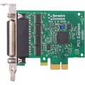 Brainboxes Ltd Low Profile Pci Express 4 Rs232 1Mbaud PX-260